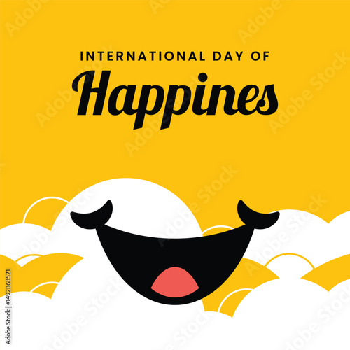 International Day of Happiness Smiling Face