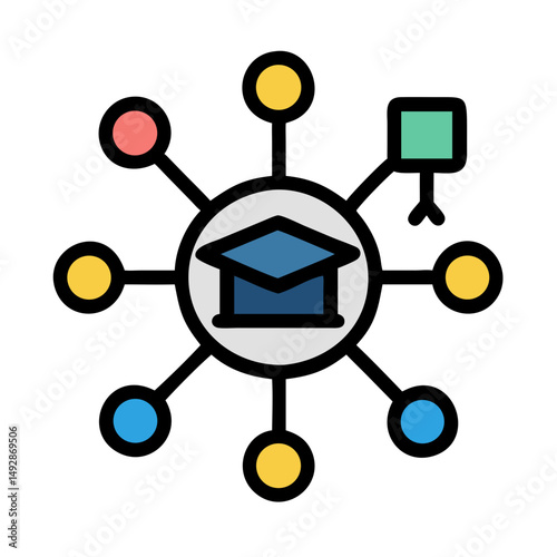 Connected learning resources for educational development in abstract design