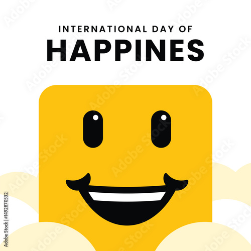 International Day of Happiness Smiling Face