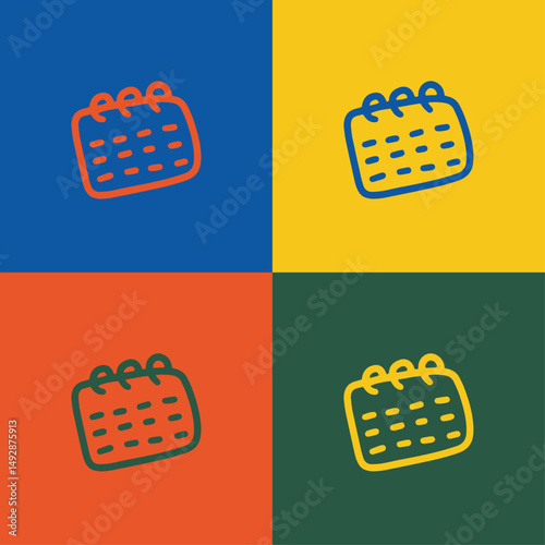 icône d'un calendrier