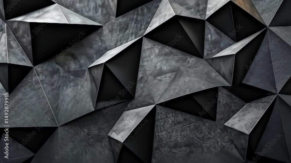 abstract gray geometric background with triangles and polygonal shapes for backdrop or wallpaper