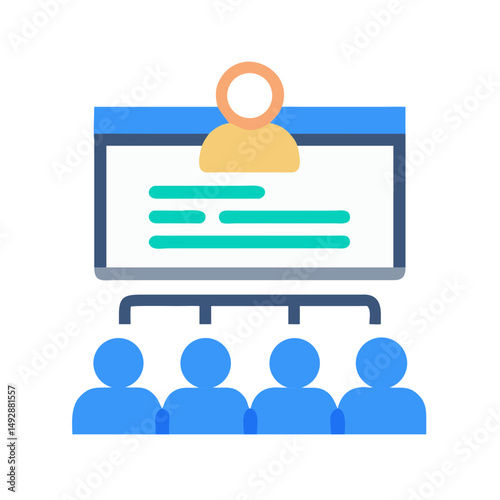 Organization chart showing manager and team members relationship