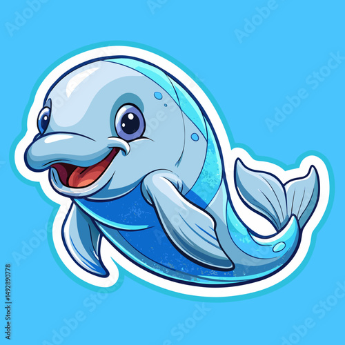 cartoon, sea, fish, animal, dolphin, water, whale, illustration, vector, ocean, nature, mammal, marine, blue, art, design, aquatic, swimming, life, baby, underwater, shark, fun, animals, wildlife