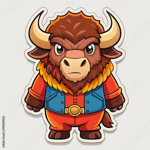 angry bull cartoon