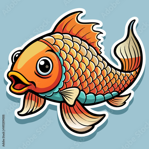 vector illustration of fish