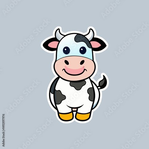 funny cow cartoon