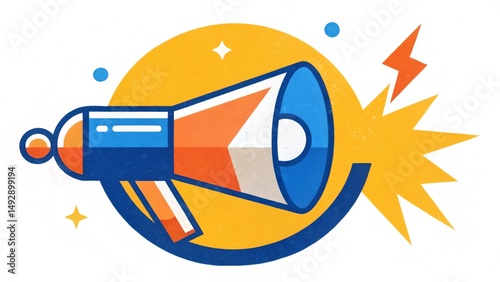 illustration of a megaphone