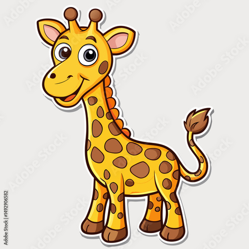 giraffe vector illustration