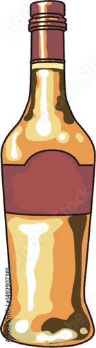 お酒の瓶のイラスト