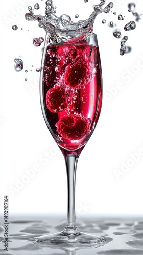 cocktail captured by professional photographer on white background