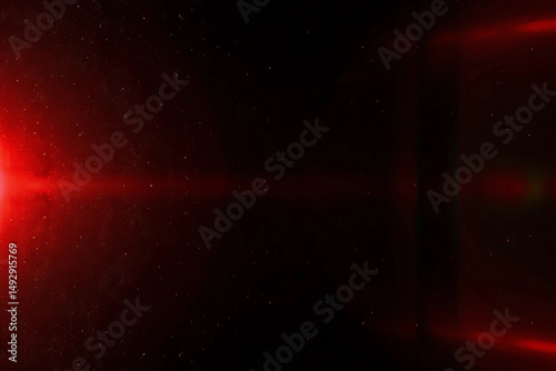 Vintage red optical flare with grunge scratches, film noise, dust, bokeh, and retro light leaks. Ideal for photo editing, overlays, and nostalgic visual effects.

