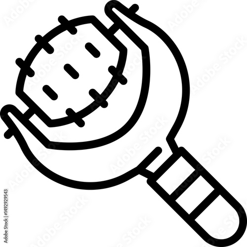 Facial roller icon