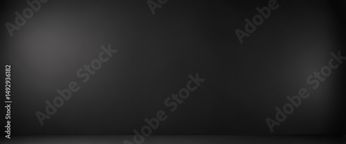 Deep black paper backdrop, refined sheen, smooth surface ,  simple,  clean,  stylish