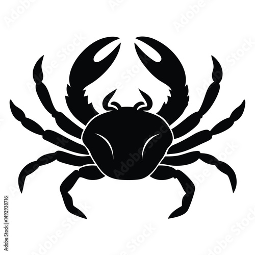 fishmonger element isolated crab legs on white background 