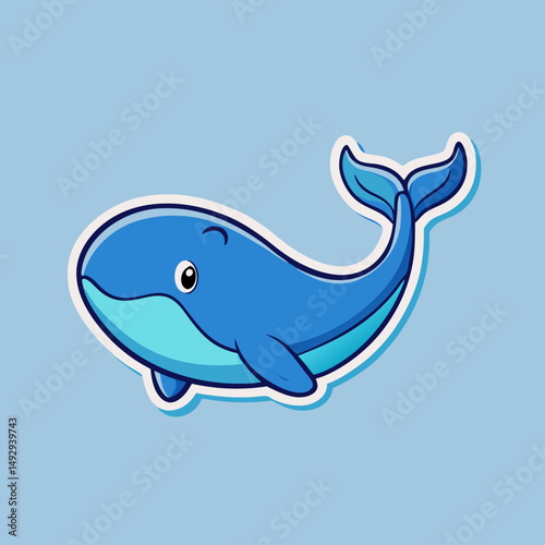 blue whale cartoon