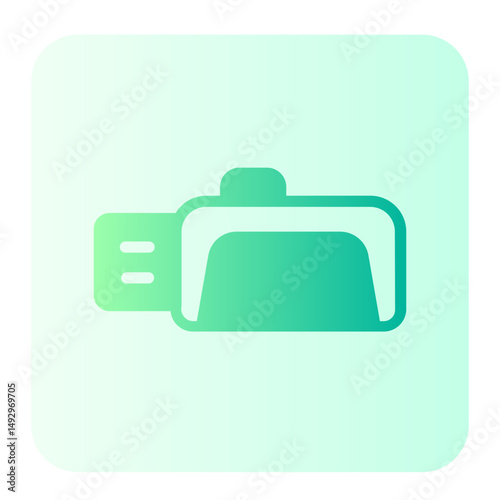 usb drive gradient icon
