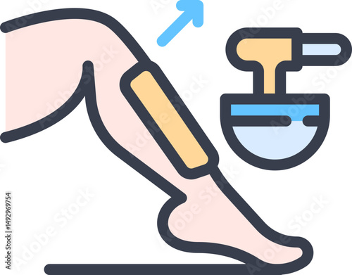 Depilation icon