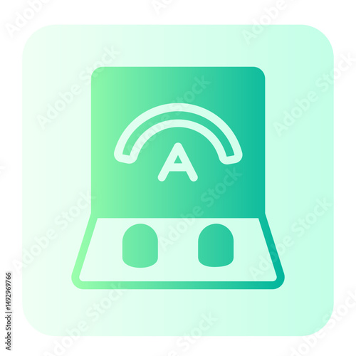 ammeter gradient icon