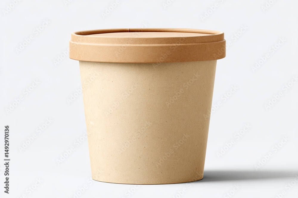 Kraft Paper Food Container: Simple, Elegant Packaging Design Kraft Paper Food Container: Simple, Elegant Packaging Design