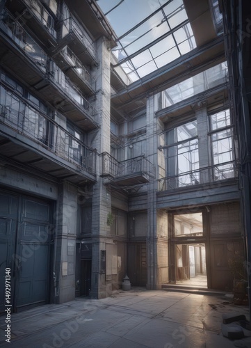 Blueprint photo effect transforms images into technical drawings, adding an architectural aesthetic ,  isometric view,  orthographic projection,  mechanical drawing