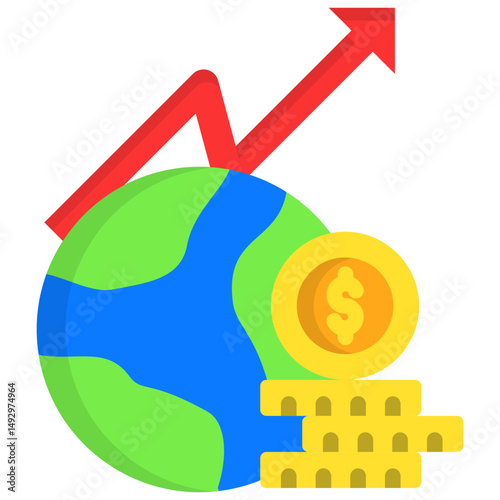 Economic Trends Icon