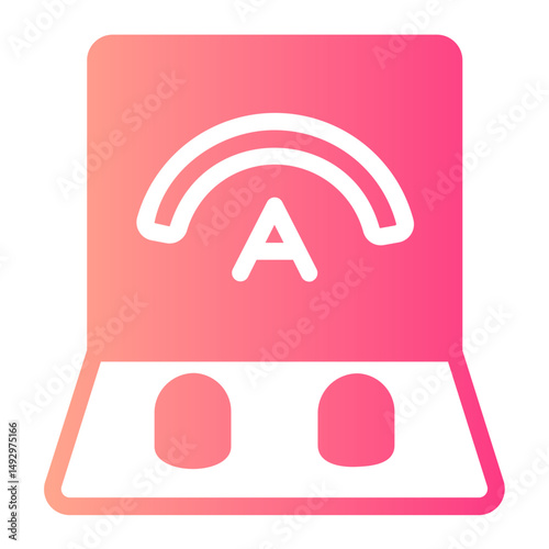 ammeter gradient icon