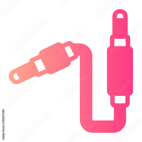 auxiliary cable gradient icon