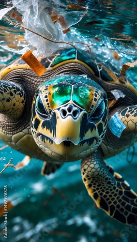 Marine wastes and sea animals