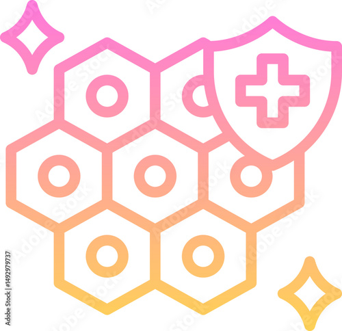 Skin cell icon