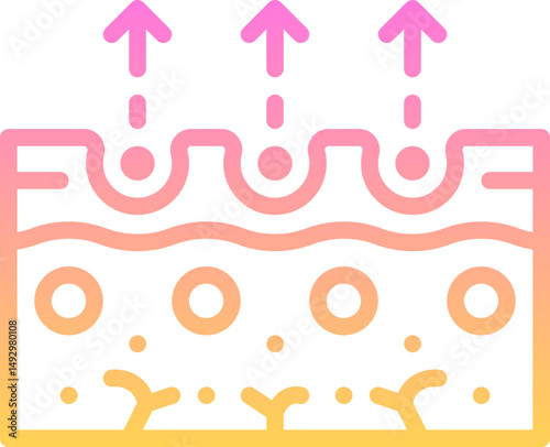 Pore acne icon