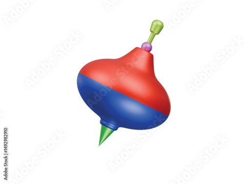 whirligig toy icon 3d illustration render