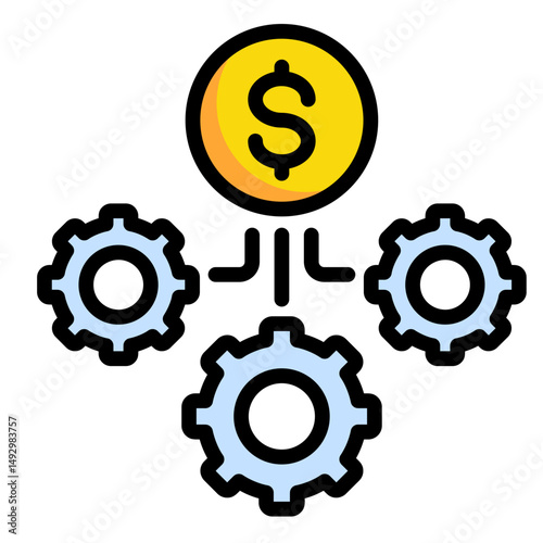 Capital Expenditure  Icon Element For Design	