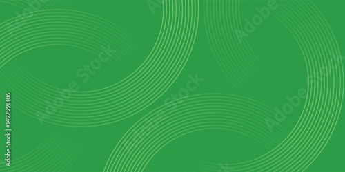 Wallpaper Mural Abstract green glowing geometric lines on dark blue background. Modern shiny blue circle lines pattern. vector illustration. Torontodigital.ca