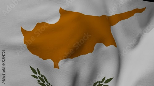 High Quality Cyprus Flag Animation | No Background