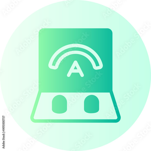 ammeter gradient icon