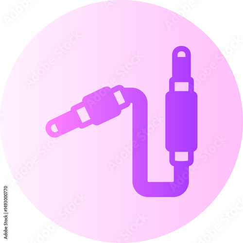 auxiliary cable gradient icon