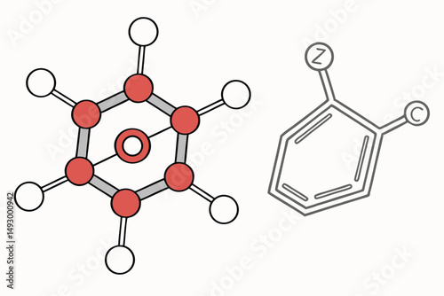 70 molecule, atomic structure, molecular model, organic compound, scientific illustration, abstract art, 3d render, high contrast, clean, minimalist