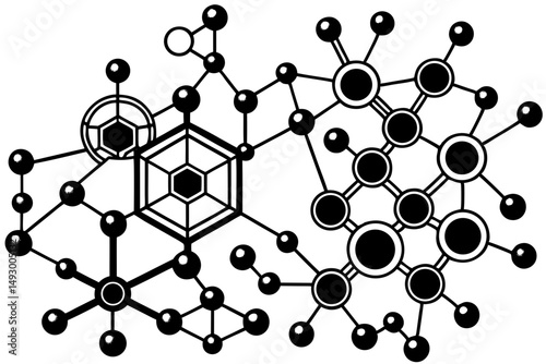 Social network connection is a 3d concept illustrating global internet communication and business networking with people connected in a sphere structure