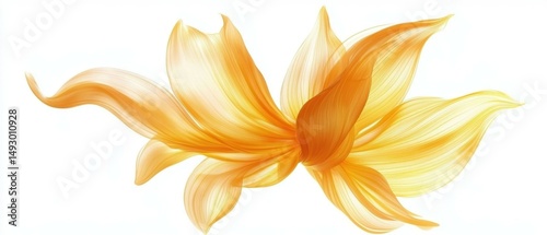 Fresh yellow onion isolated on white background.