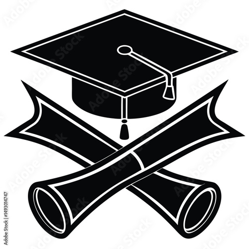 Graduation Cap, Diploma, and Achievement Celebrating Academic Success