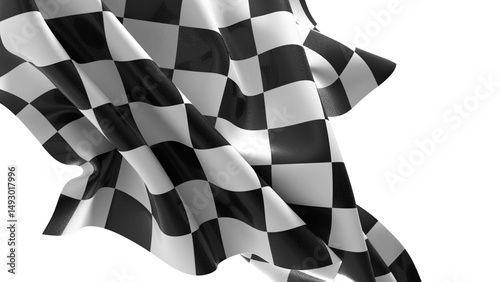 The checkered flag waves in...