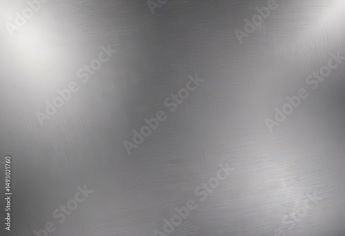 Intricate brushed silver texture, reflective metallic surface, chrome, bright, gradient