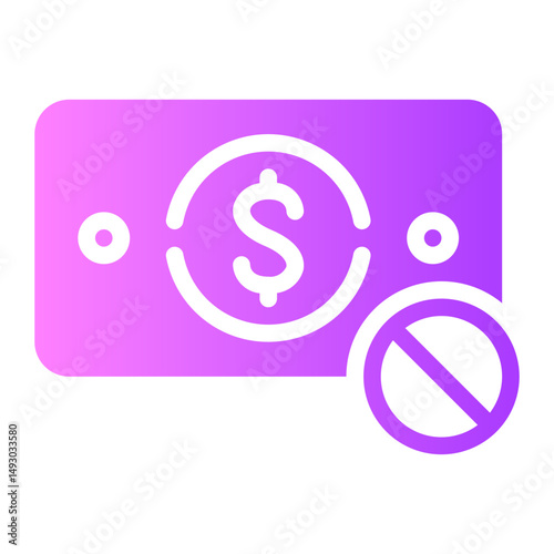 illegal gradient icon