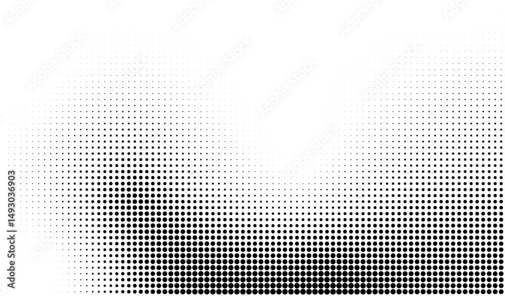 Abstract background with halftone noise. Vector stipple pointillism texture. Sand, grain gradient pattern on transparent background.	