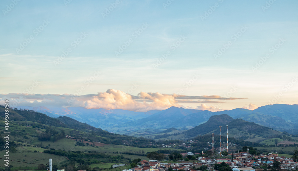 Obraz premium city sky