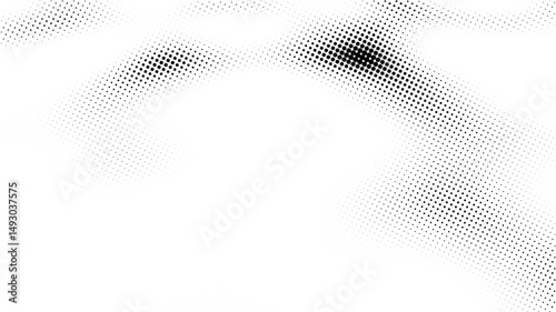 Gradient comic dot background noise pattern grid vector wave. Overlay effect bitmap pixel vintage grain cartoon design retro duotone bg. Halftone graphic texture white paper manga abstract gritty spot