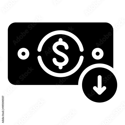 income glyph icon