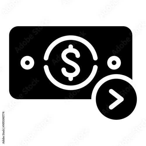 send glyph icon