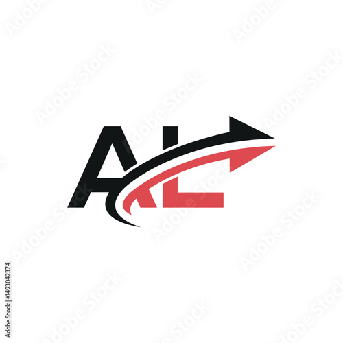 Creative Letter AL LA Initial Logo with Dynamic Arrow, Vector Identity for Fast-Growing Companies. Free Download Creative Letter AL LA Initial Logo with Dynamic Arrow, Vector Identity for Fast-Growing Companies. - GFXLoad