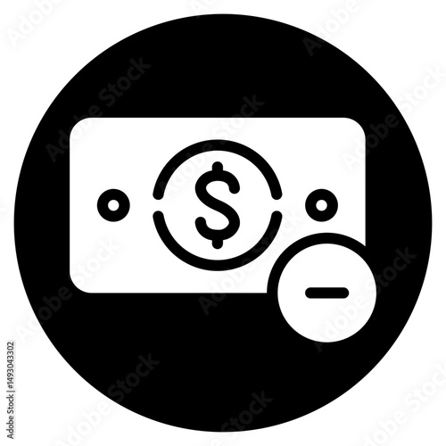 minus glyph icon